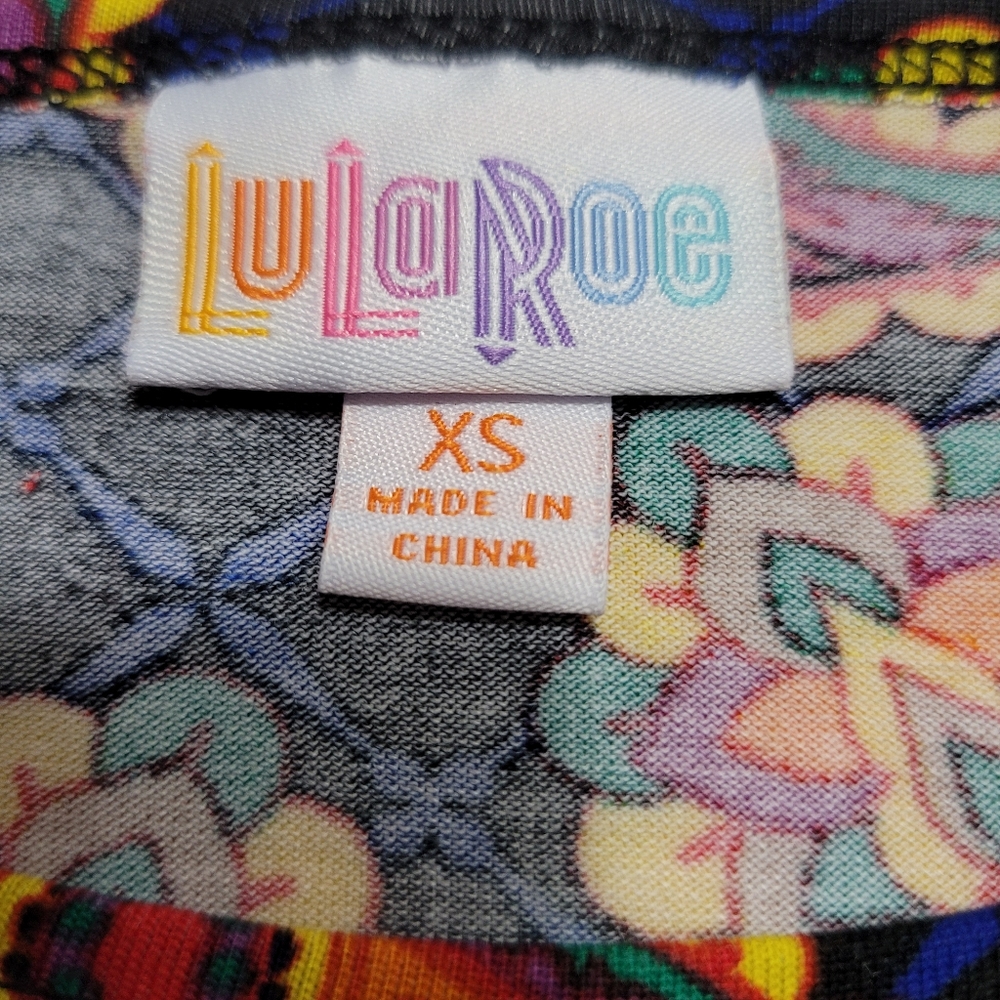 LuLaRoe Irma Scoop Neck Flowy Tunic Sz XS NWT - Picture 4 of 7